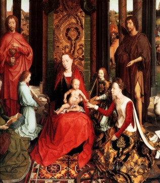  age oil painting - Marriage of St Catherine Netherlandish Hans Memling